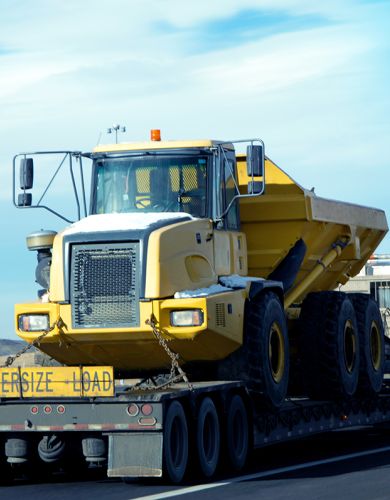 Construction Equipment Freight Shipping